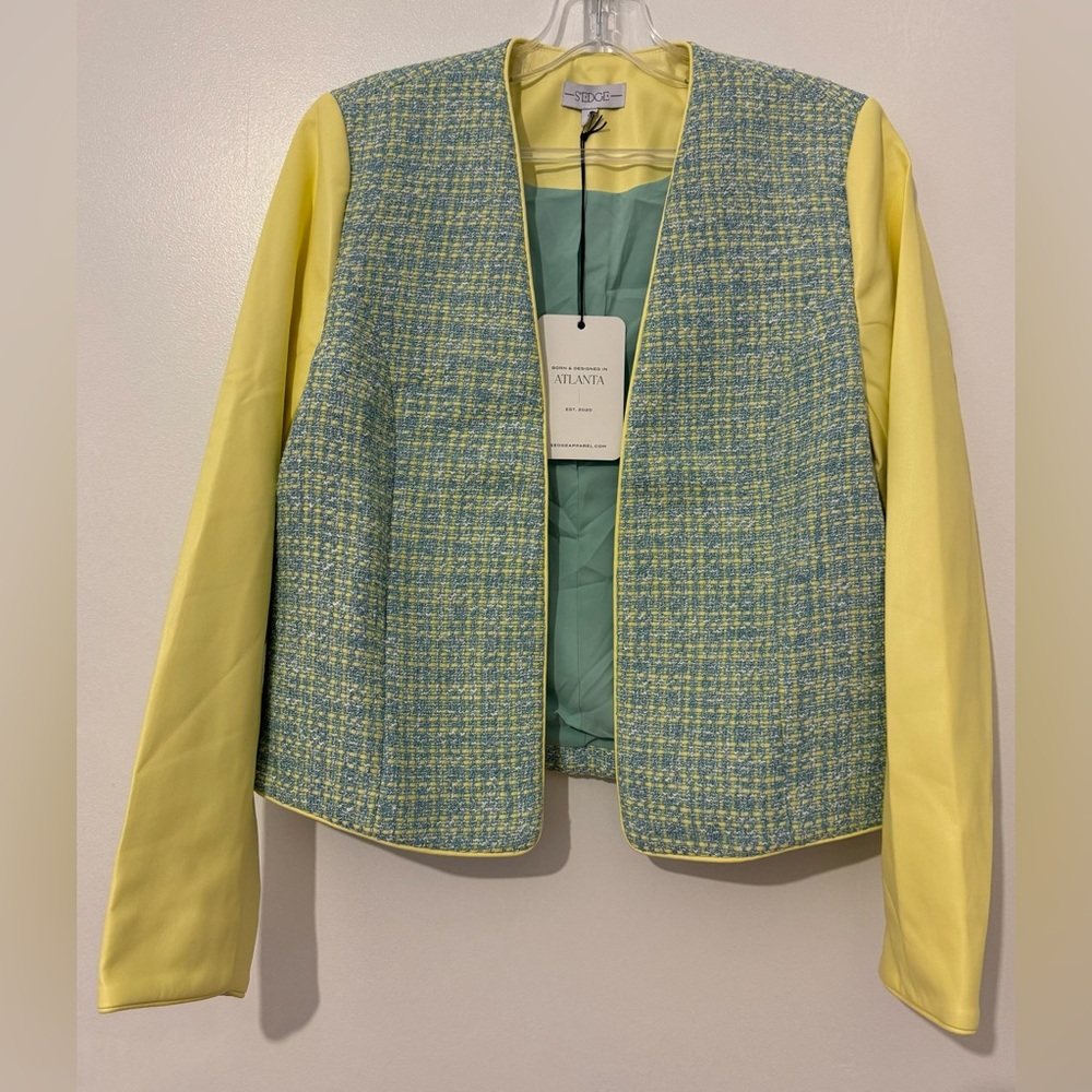NWT S’Edge Blair Jacket in Starlet Tweed